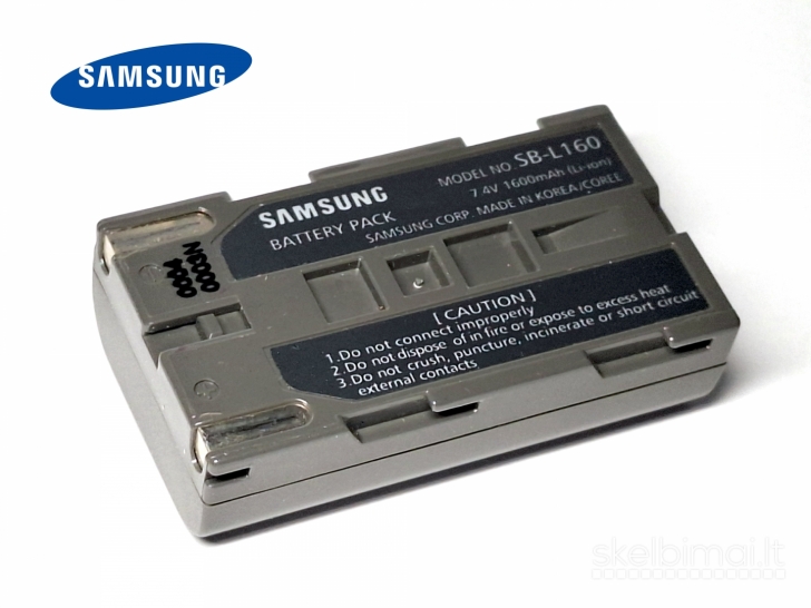 Samsung kameros baterija akumuliatorius SB-l160