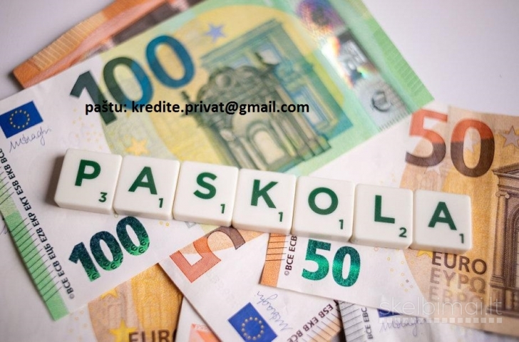 3%el. Paštu; kredite.privat@gmail .com jei norite gauti daugiau informacijo