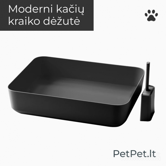 Atviras kačių tualetas | Poh litter box