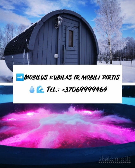Mobilios pirtys ir kubilai Jūsų šventei! Alytaus rajonas