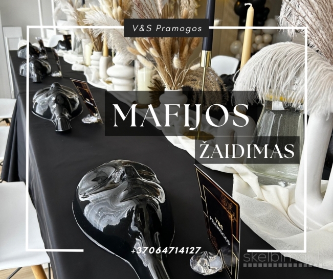 žaidimas MAFIJA. MAFIJOS žaidimas