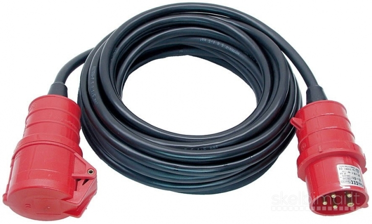 Prailgintuvas 25m 1CEE400V/32A RN 5×4,0 gumuotas kabelis, Brennenstuhl
