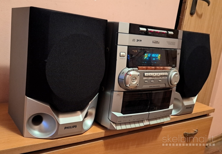 Muzikinis centras Philips ir kolonėlės 