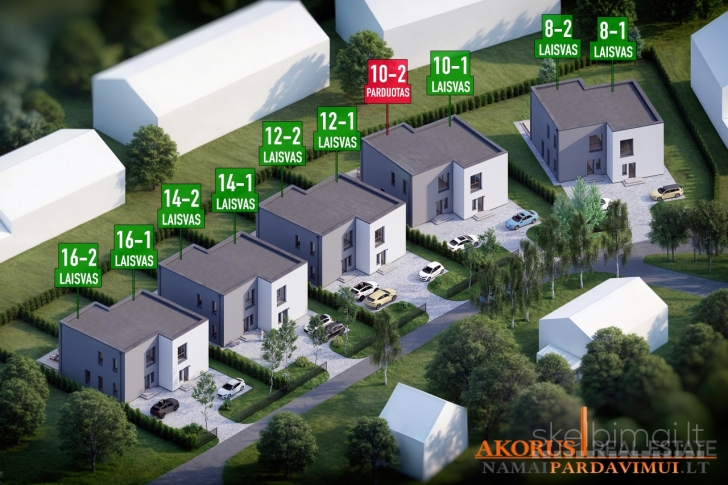 namaipardavimui.lt - Naujas projektas ramioje vietoje, A++ namai
