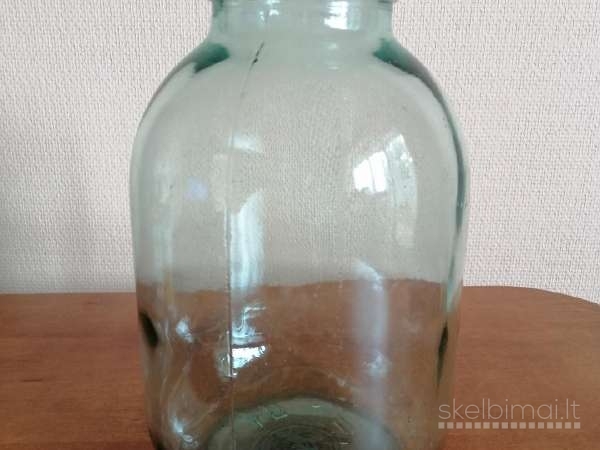 Stiklainiai 3 ltr. 0,45 ct.