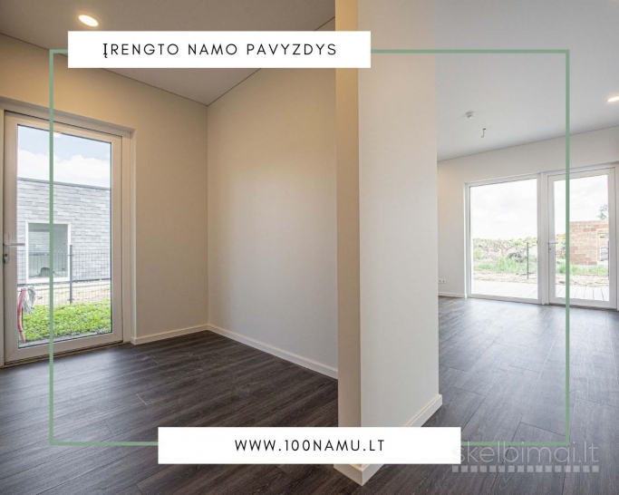 PARDUODAMAS ĮRENGTAS NAMAS NEVERONYSE, PIEVŲ G.