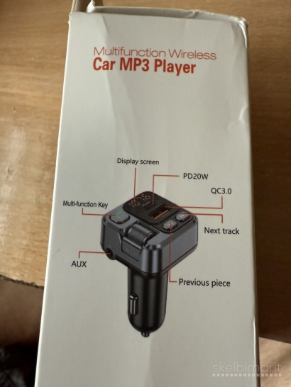 FM transmiteris / Bluetooth / Aux t.t.