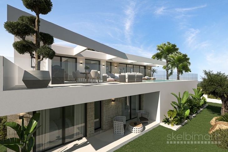 Nauja vila Calpe.Ispanija