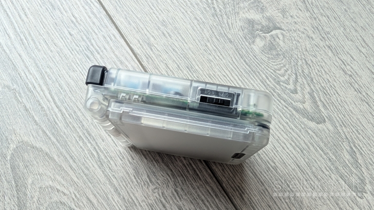 Game Boy Advance SP + IPS MOD + Clear case