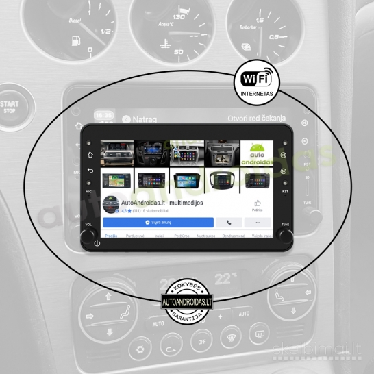 ALFA ROMEO 159 BRERA Android multimedia navigacija Carplay