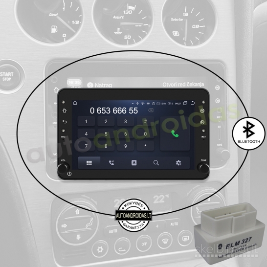 ALFA ROMEO 159 BRERA Android multimedia navigacija Carplay