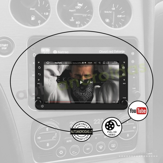 ALFA ROMEO 159 BRERA Android multimedia navigacija Carplay