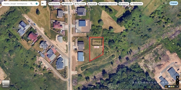 Parduodamas labai pigiai geroje vietoje esantis 10,50 a žemės sklypas