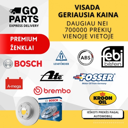 Automobilių dalys pagal automobilį Goparts.lt 
