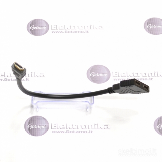 186 HDMI šakotuvas 2 lizdų WWW.GOTAMO.LT