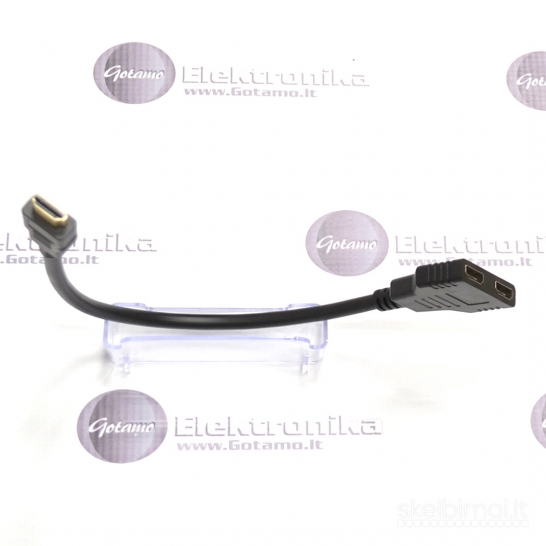 186 HDMI šakotuvas 2 lizdų WWW.GOTAMO.LT