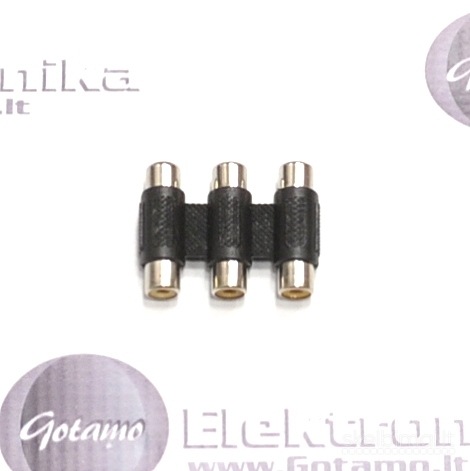 187 3 RCA lizdai į 3 RCA lizdus jungtis (3 RCA sujungimas) WWW.GOTAMO.LT