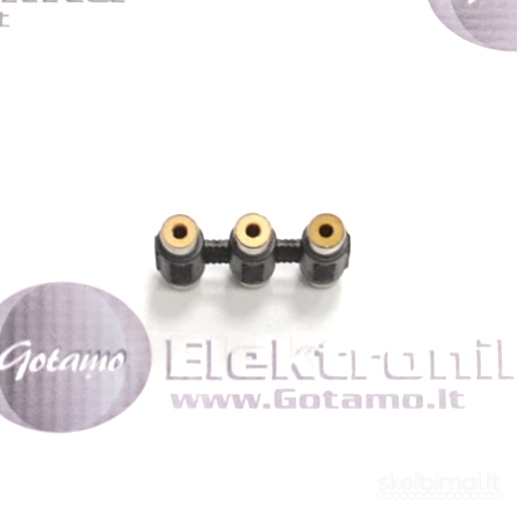 187 3 RCA lizdai į 3 RCA lizdus jungtis (3 RCA sujungimas) WWW.GOTAMO.LT