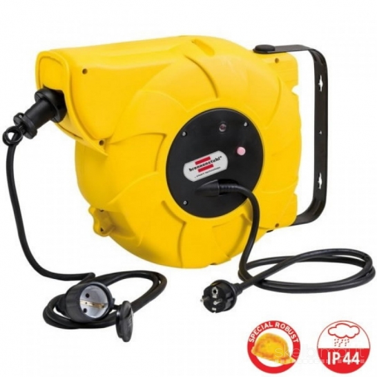 Automatinė ritė su kabeliu 16+2m 230V pakabinama 3×1,5mm, Brennenstuhl