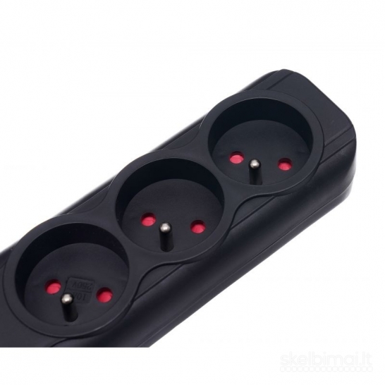 Prailgintuvas su USB 1,5 m, 3 lizdai KD4031