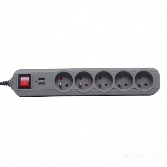 Prailgintuvas su USB lizdais 3 m KD4034