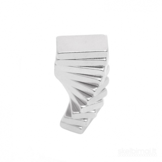 Plokštelinis magnetas 10 x 5 mm, 10 vnt. KD11834