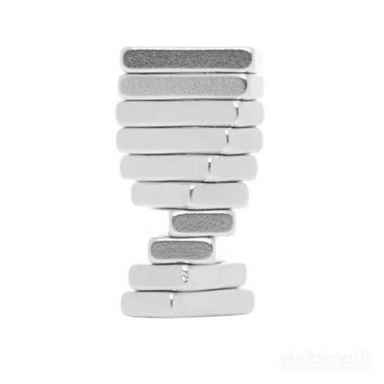 Plokštelinis magnetas 10 x 5 mm, 10 vnt. KD11834