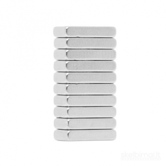 Plokštelinis magnetas 10 x 5 mm, 10 vnt. KD11834