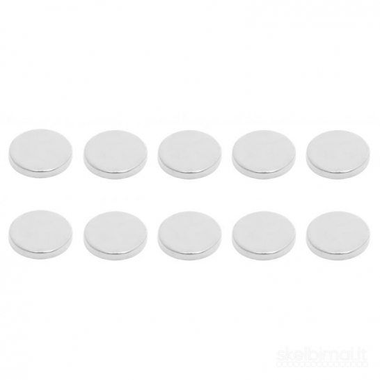 Cilindriniai universalūs magnetai 9 mm, 10 vnt. KD11835