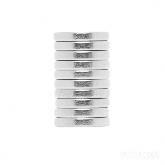 Cilindriniai universalūs magnetai 9 mm, 10 vnt. KD11835