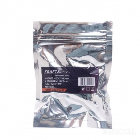 Žiediniai magnetai 14×3 mm, 10 vnt. KD11833