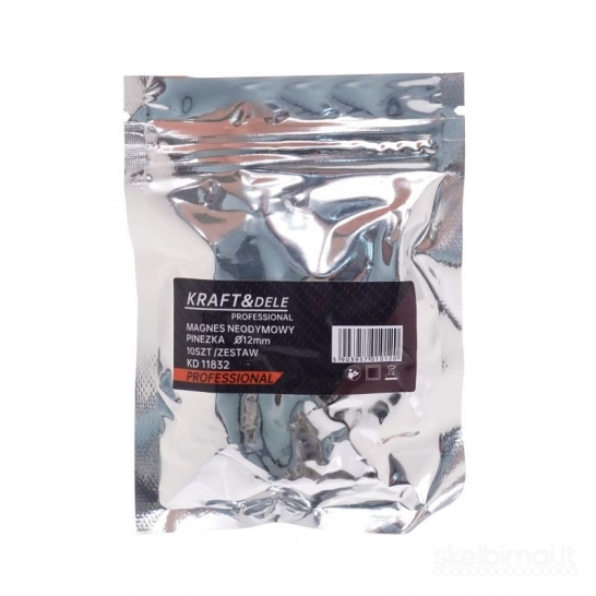 Magnetas smeigtukas 12 mm, 10 vnt. KD11832