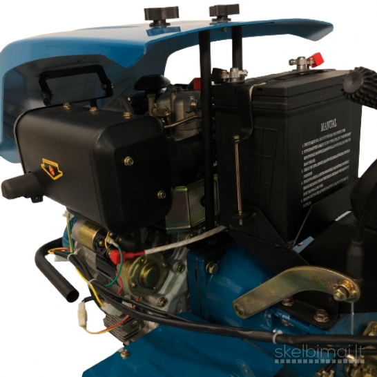 Dyzelinis motoblokas GTM 10 AG su starteriu ir lempomis + KOMPLEKTAS DOVANŲ