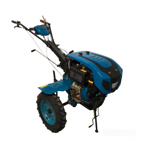 Dyzelinis motoblokas GTM 10 AG su starteriu ir lempomis + KOMPLEKTAS DOVANŲ
