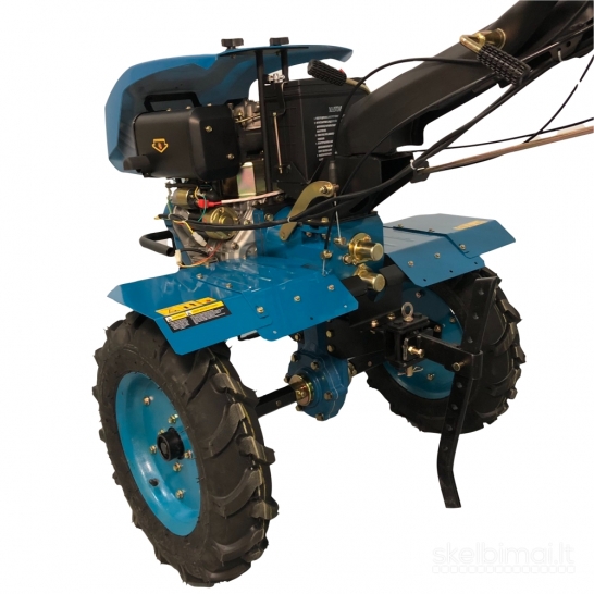 Dyzelinis motoblokas GTM 10 AG su starteriu ir lempomis + KOMPLEKTAS DOVANŲ