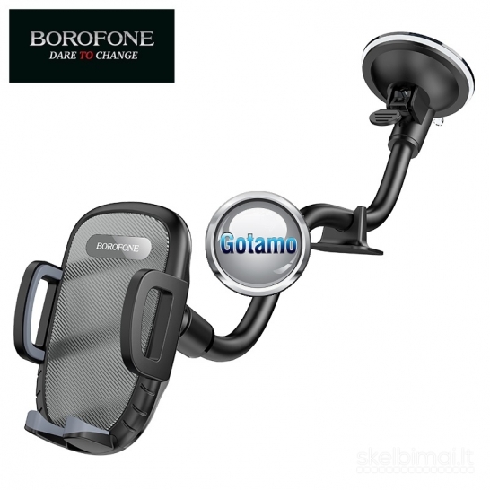 191 Prie stiklo tvirtinamas auto laikiklis telefonui Borofone Snake Pro