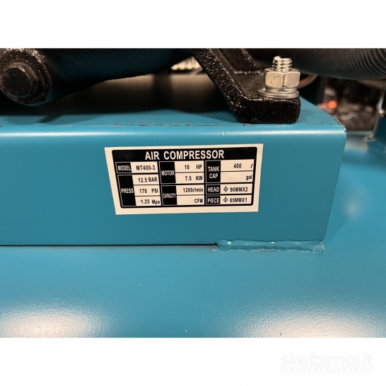 Oro kompresoriai Gtm 3c/400l 1200/min