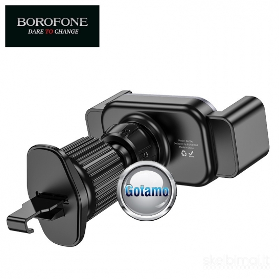 197 Prie grotelių tvirtinamas auto laikiklis telefonui Borofone Handle Pro