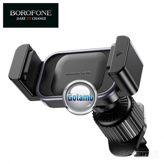 197 Prie grotelių tvirtinamas auto laikiklis telefonui Borofone Handle Pro