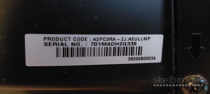 LG sieninis televizorius