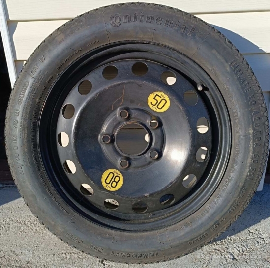 Atsarginis ratas R16 115/90 Continental nuo Bmw 1serijos 2009m.