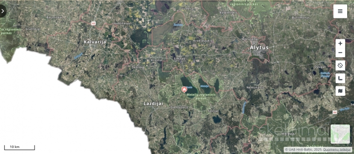 PARDUODAMA IŠSKIRTINĖ SODYBA METELIŲ REGIONINIAME PARKE ŠALIA DUSIOS EŽERO