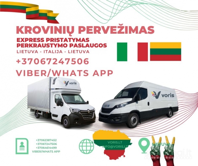 LIETUVA – ITALIJA – LIETUVA 