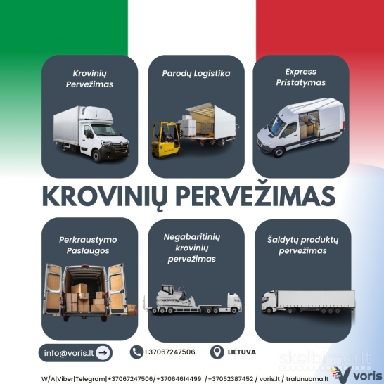 LIETUVA – ITALIJA – LIETUVA 