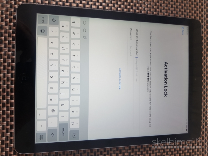 Apple ipad air a1475 4G su sim