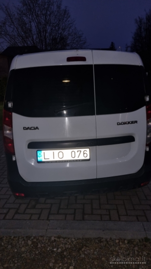  Dacia Dokker, 1.5 l Vienatūris 