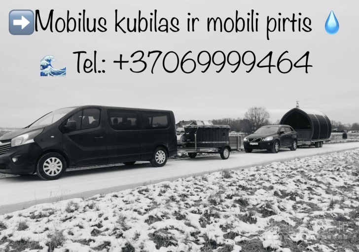 SKAMBINK IR TURININGAI praleisk savaitgalį. Mūsų mobili kubilo ir pirties nuoma