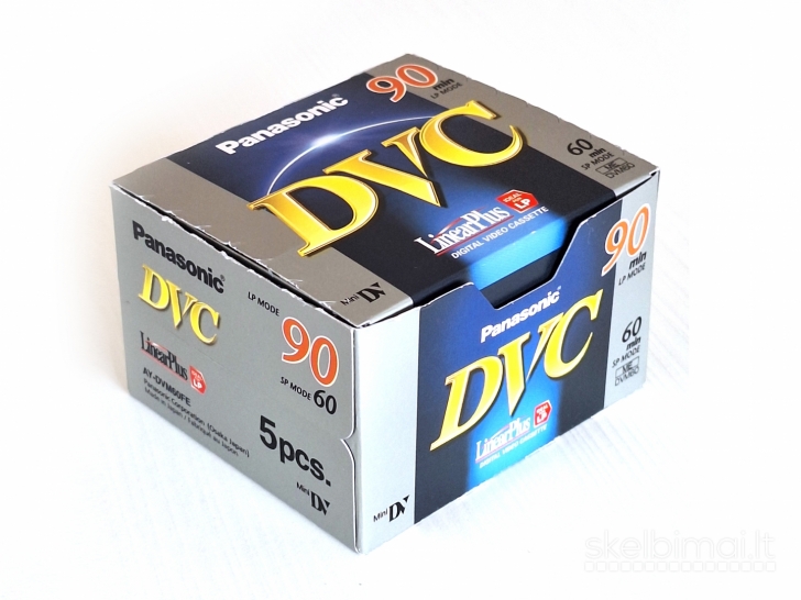 Panasonic mini Dv kasetės_naujos neišpakuotos