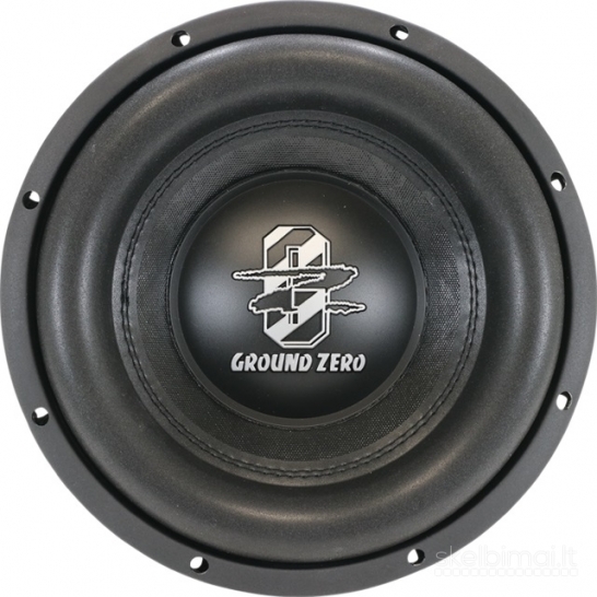 Ground Zero GZRW 25-D2  automobilinis žemų dažnių garsiakalbis