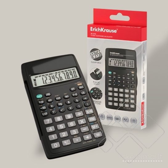 Mokslinis skaičiuotuvas ErichKrause SC-910 (56 funkcijos)
